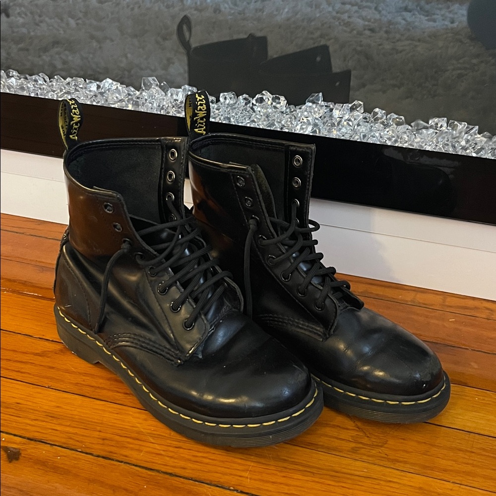 Dr. Martens Black Combat Boots